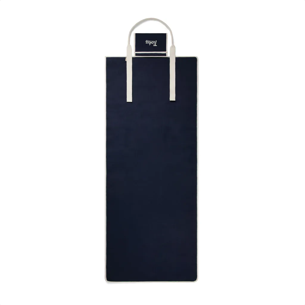 VINGA Volonne AWARE™ Strandmatte aus recyceltem Canvas, blau – Bild 3
