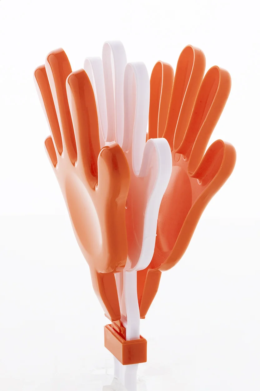 Klapphand Clappy aus RPP, orange – Bild 3
