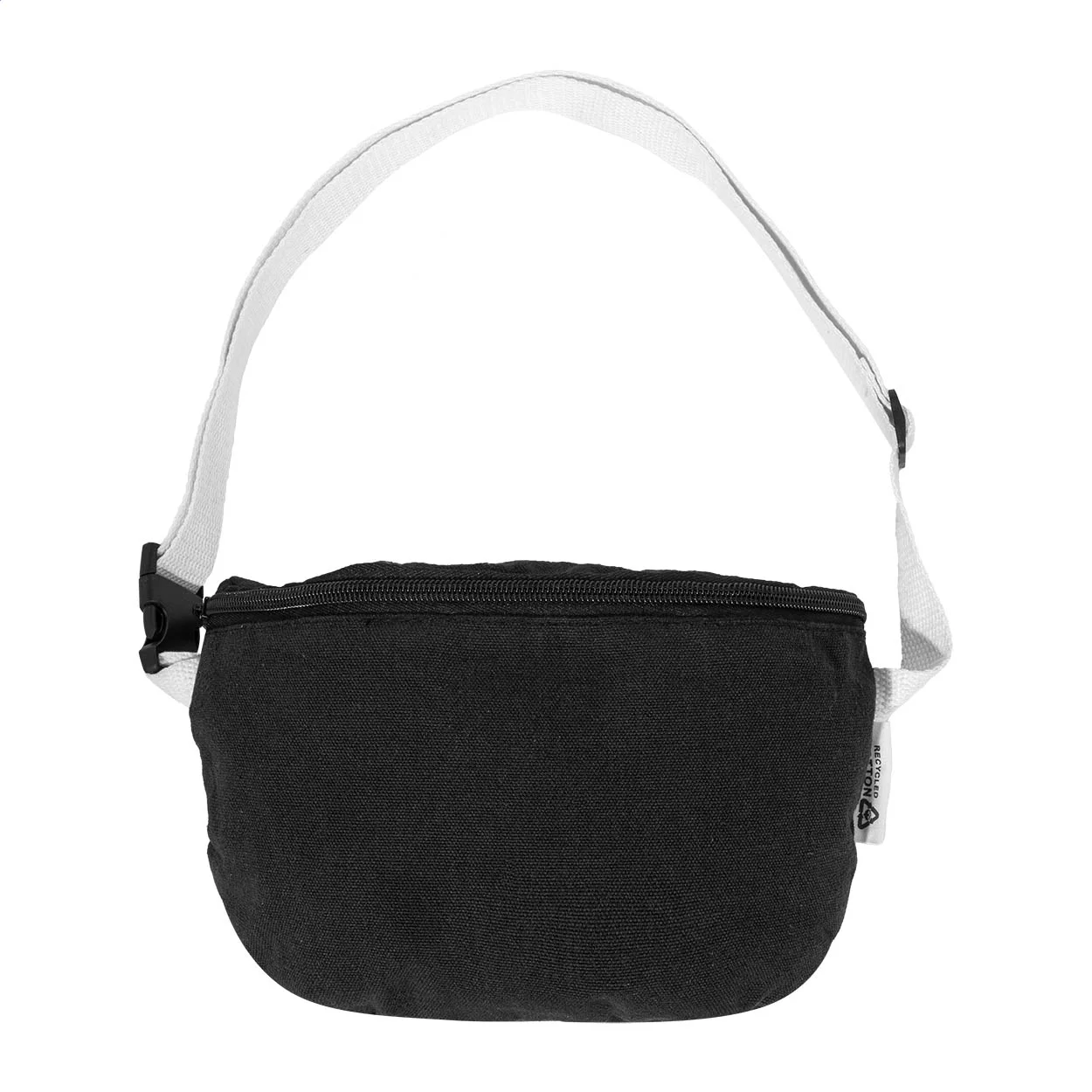 Gürteltasche Rekan Hip aus recyceltem Canvas, schwarz – Bild 3
