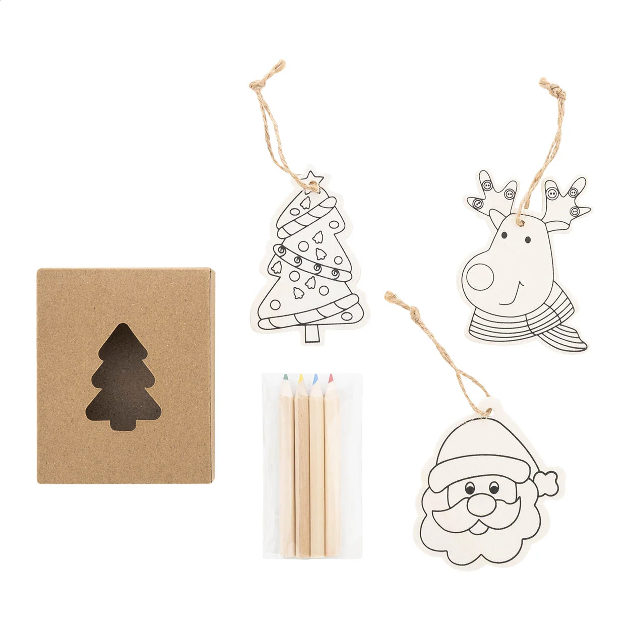Christbaumschmuck Oppland zum Ausmalen