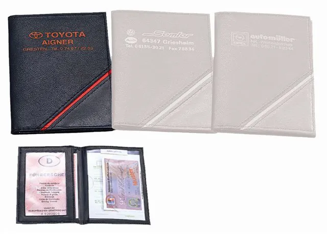 Ausweistasche "CD" schwarz