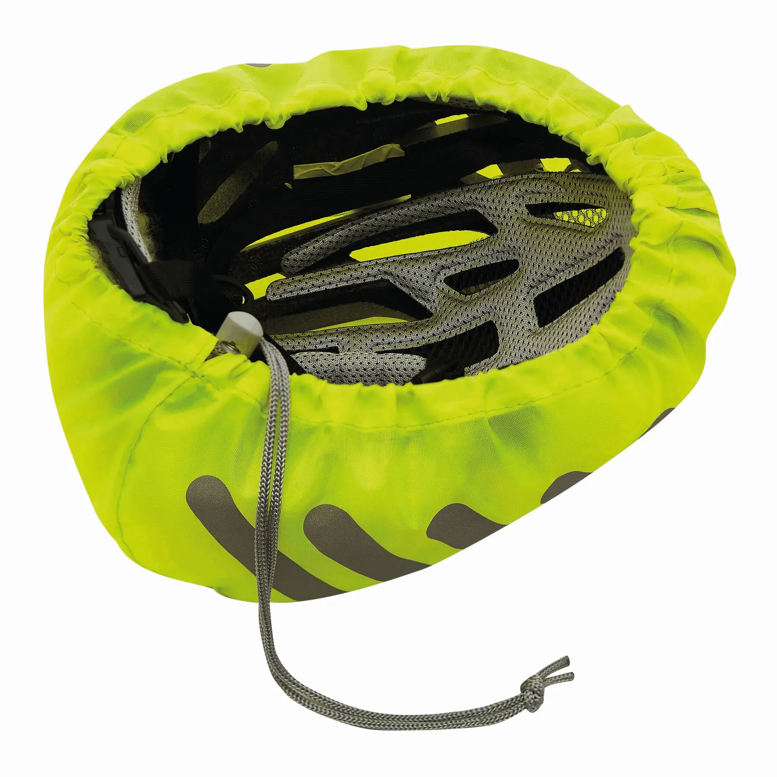 BIKE PROTECT - Fahrradhelm Regenschutz gelb, gelb – Bild 6