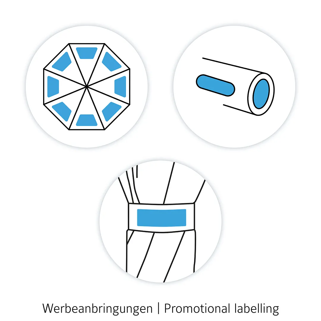 AC-Stockschirm, weiß – Bild 7