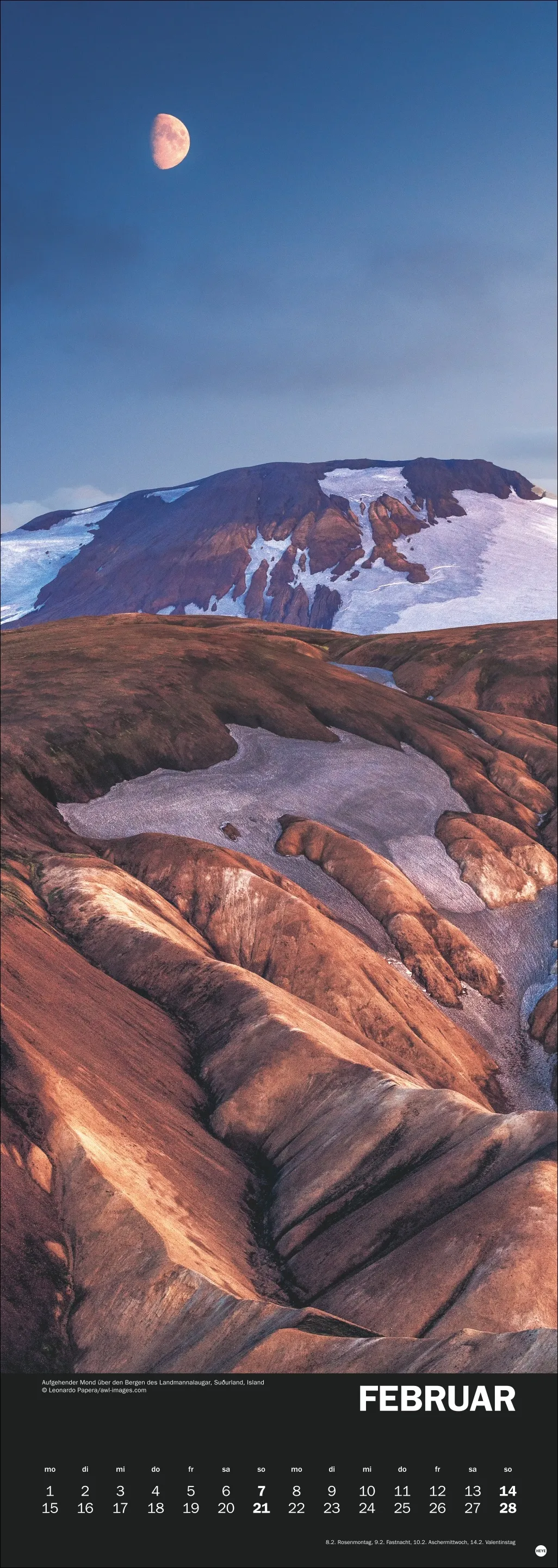 Naturgewalten Vertical Wandkalender 2027 – Bild 3