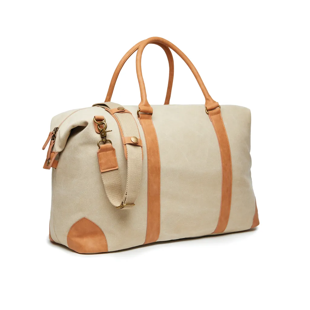 VINGA Bosler Seesack aus RCS recyceltem Canvas, beige – Bild 2
