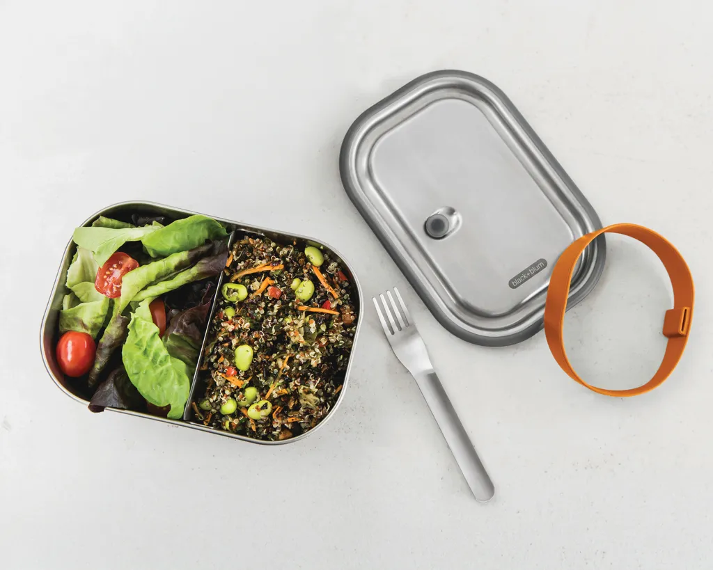 Black+Blum Stainless Steel Lunch Box groß, orange – Bild 8