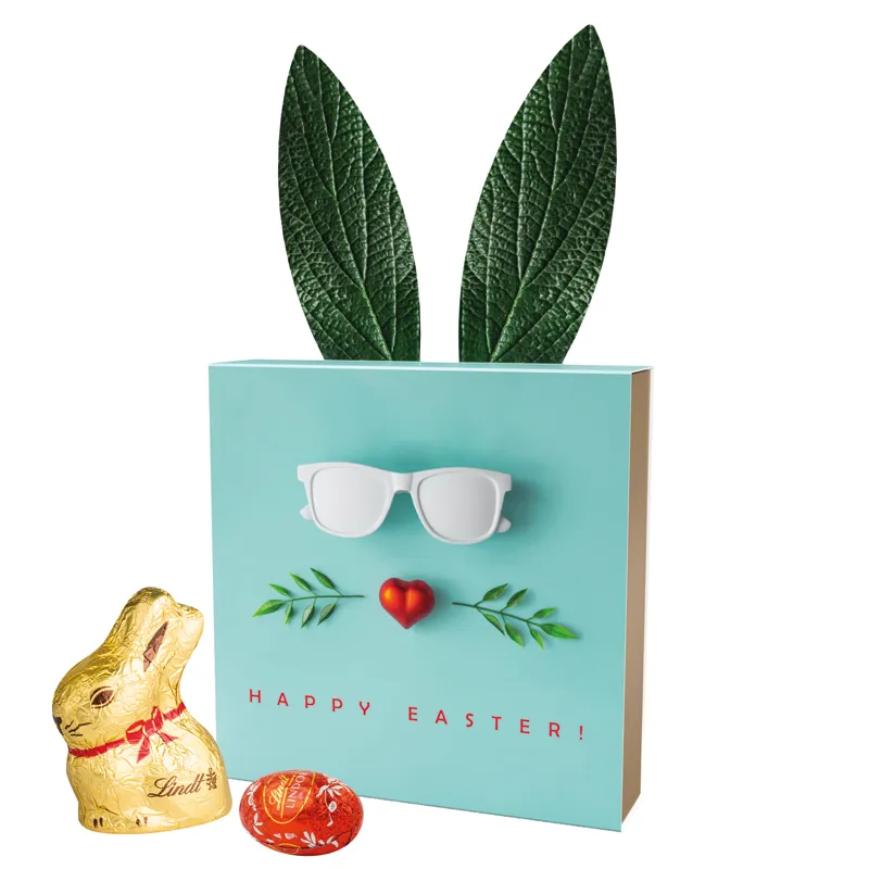 Lindt Präsent im Werbeschuber, Kleine Kostbarkeiten Goldhase – Bild 5