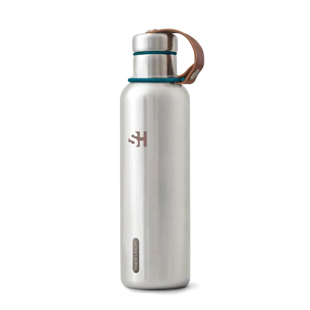 Black+Blum isolierte Wasserflasche groß, 750ml, turkis – Bild 5