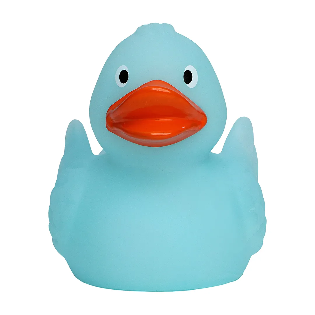 Quietsche-Ente nachleuchtend, blau – Bild 2