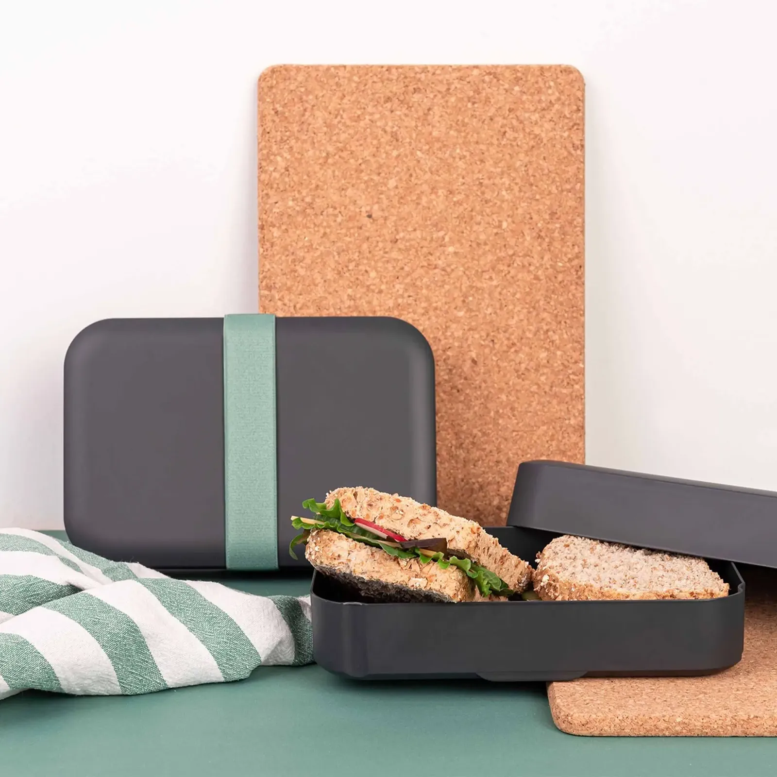 Amuse Zero Waste Brotdose, Grau – Bild 2
