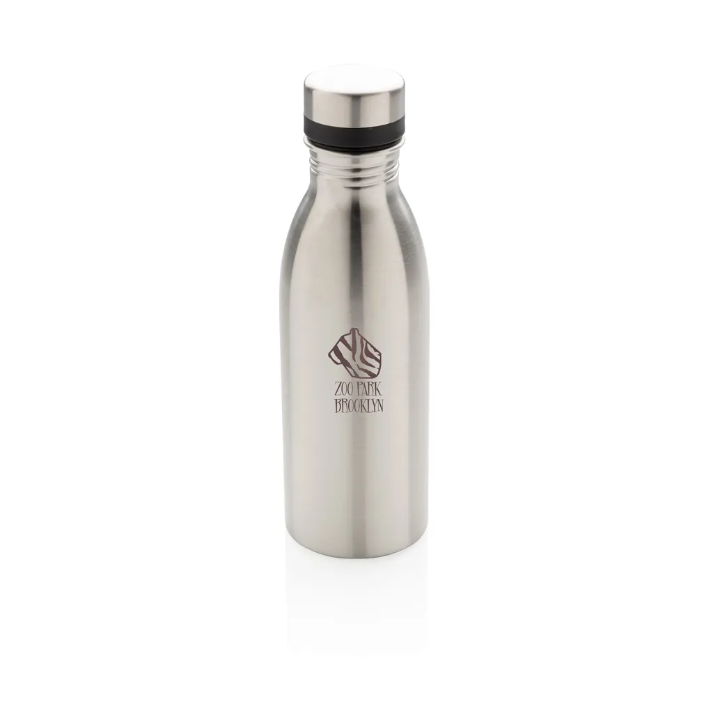 Deluxe Wasserflasche aus RCS recyceltem Stainless-Steel, silber – Bild 4