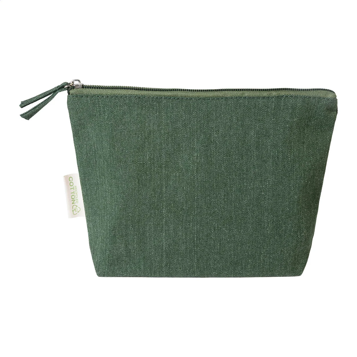 Kosmetiktasche Cospex aus recycelter Baumwolle, grün – Bild 2
