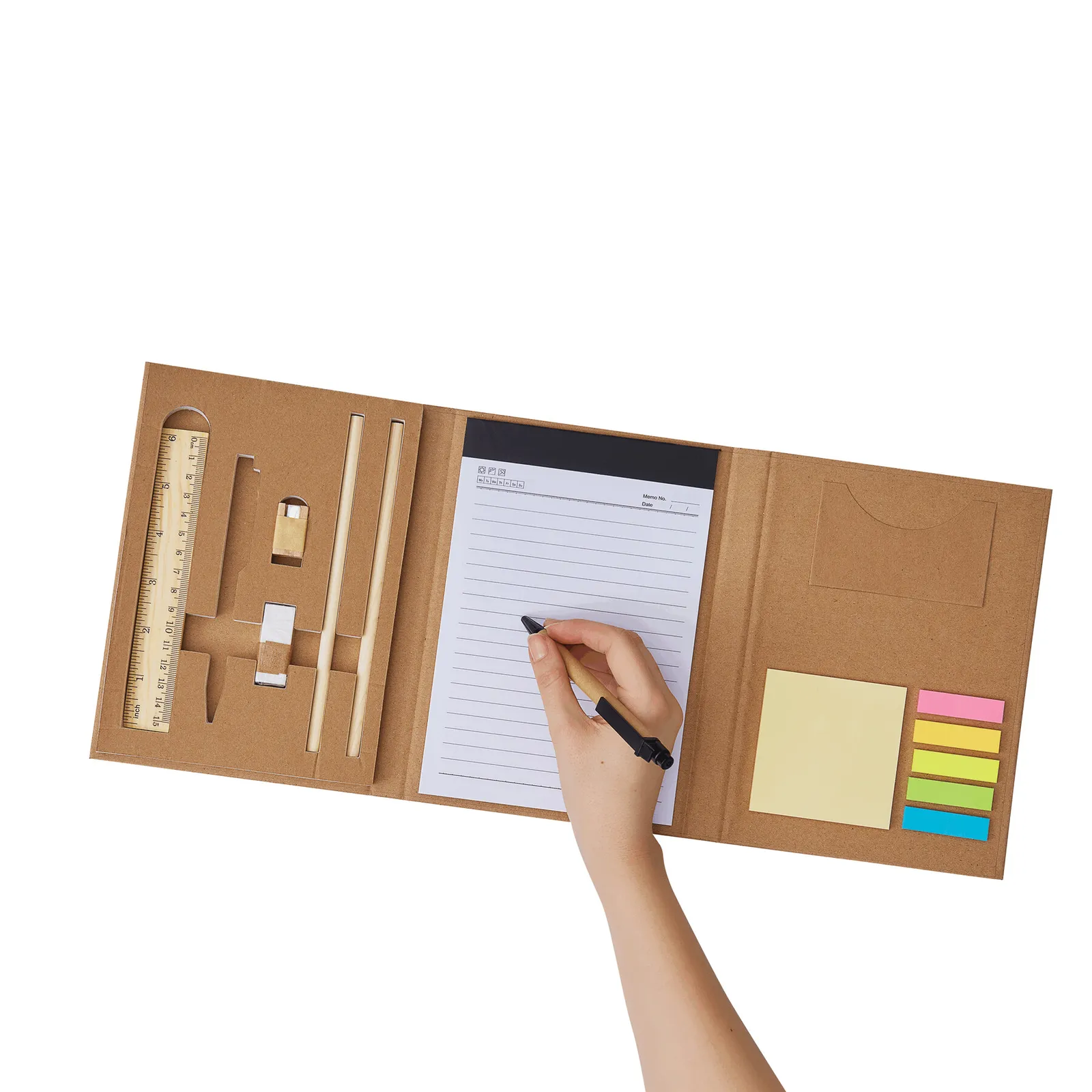 SCHOOL DAYS - Schreibset braun, braun – Bild 5