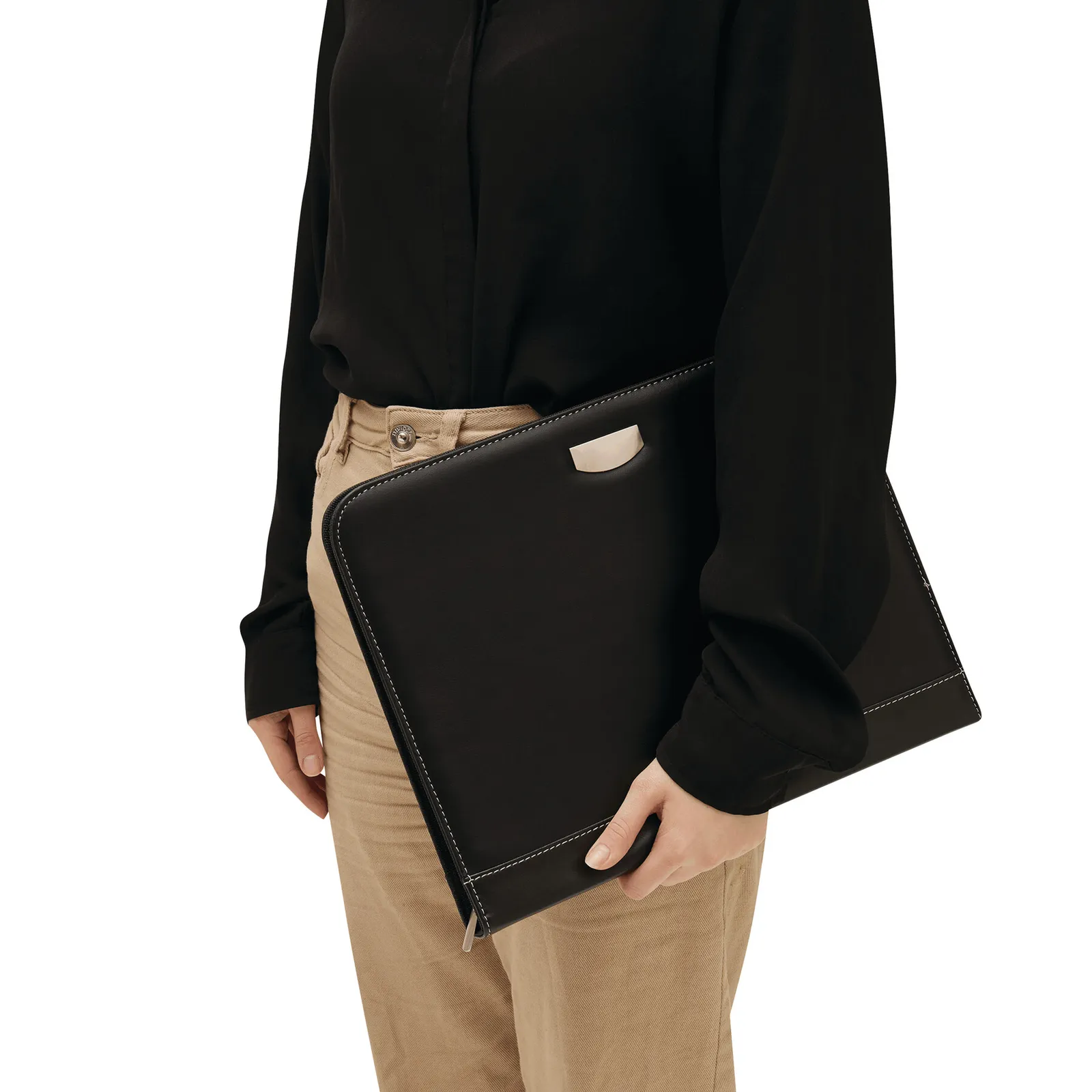 NOBLESSE ZIP - Portfolio schwarz, schwarz – Bild 5