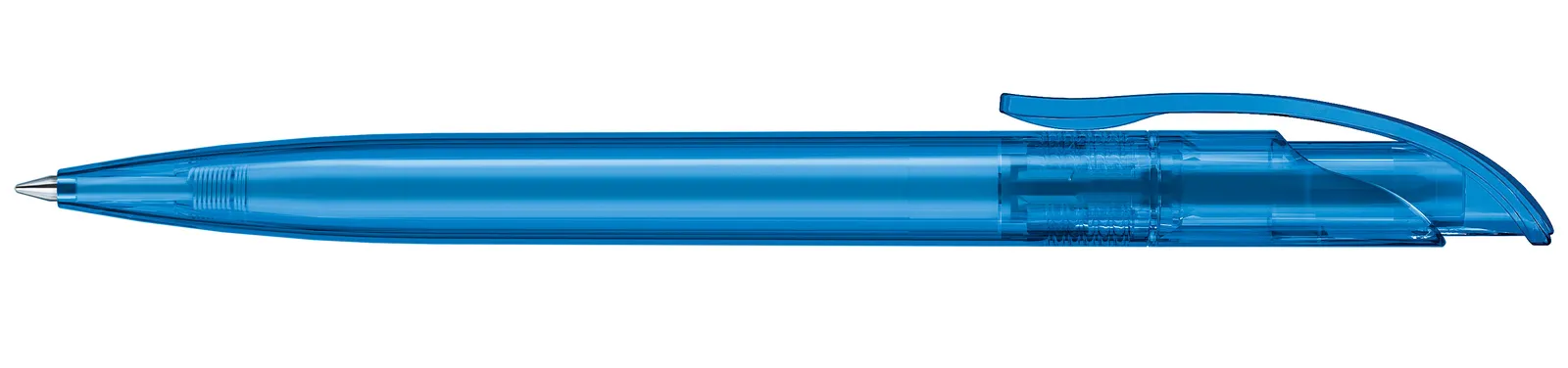 Challenger Clear Druckkugelschreiber, Blau 2935 – Bild 4
