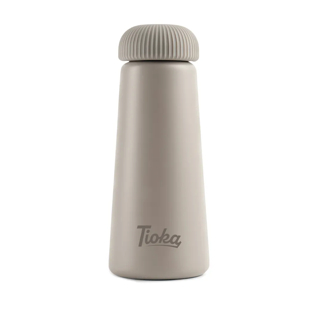 VINGA Erie 450ml Vakuumflasche aus RCS recyceltem Stahl, grau – Bild 3