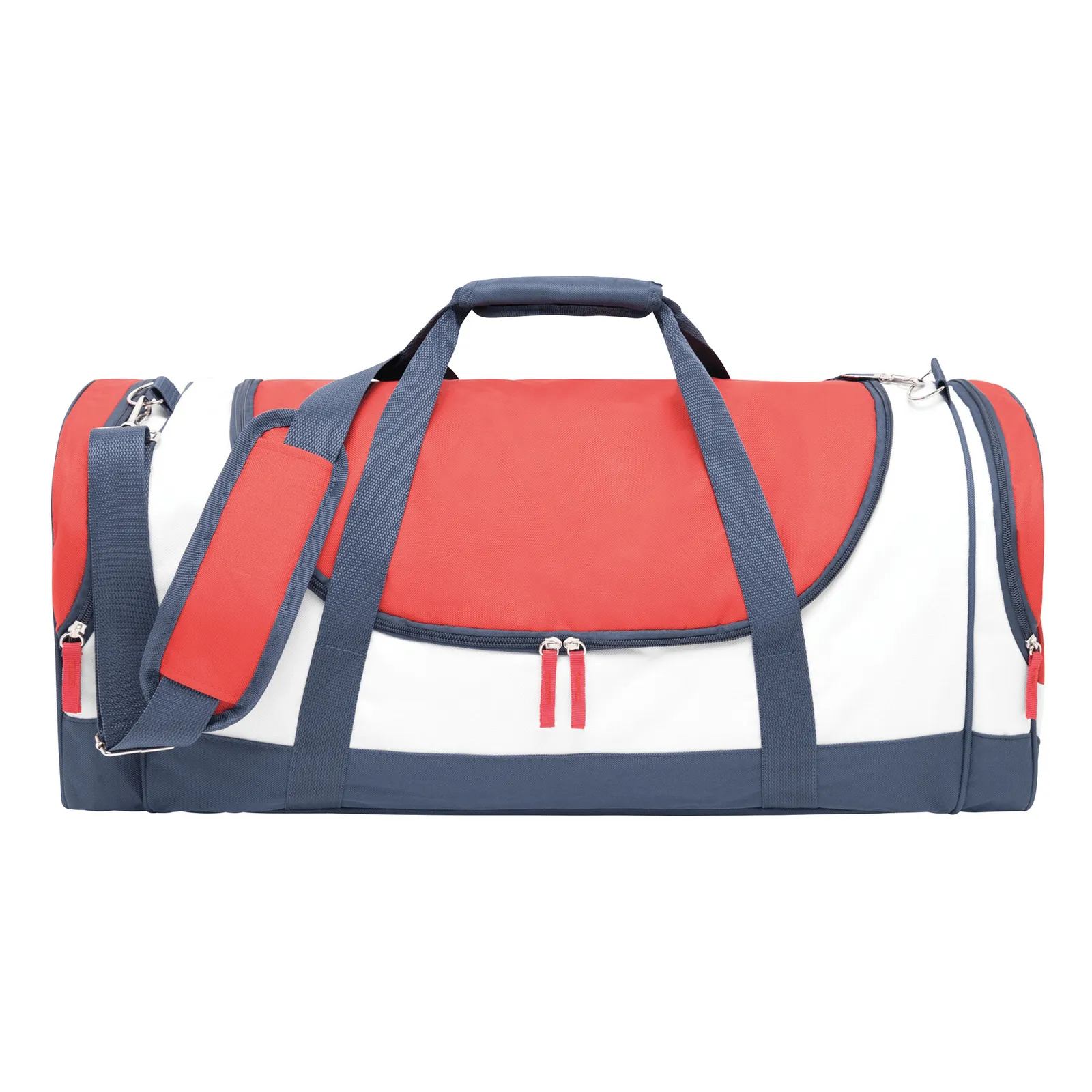 MARINA GYM - Sporttasche blau, rot, weiß, blau, rot – Bild 3