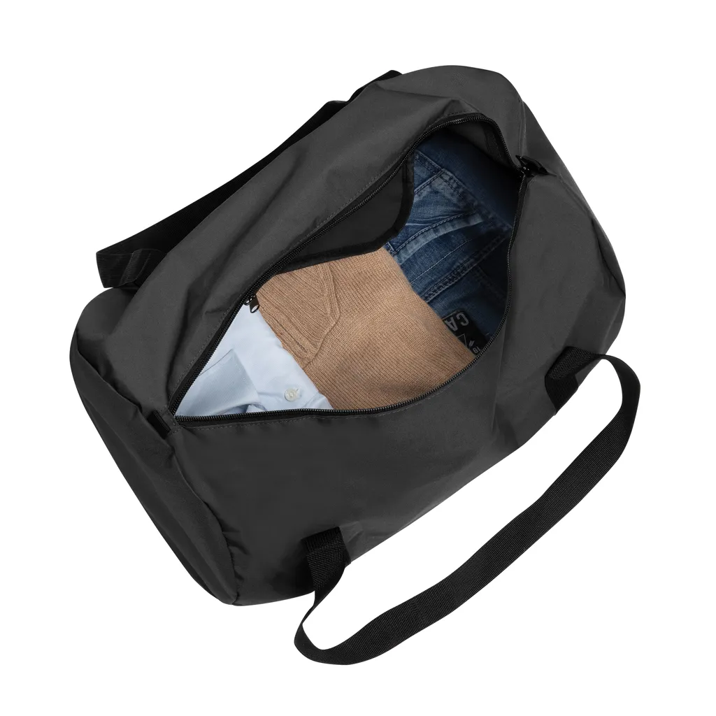 Dillon AWARE™ RPET faltbare Sporttasche, schwarz – Bild 4