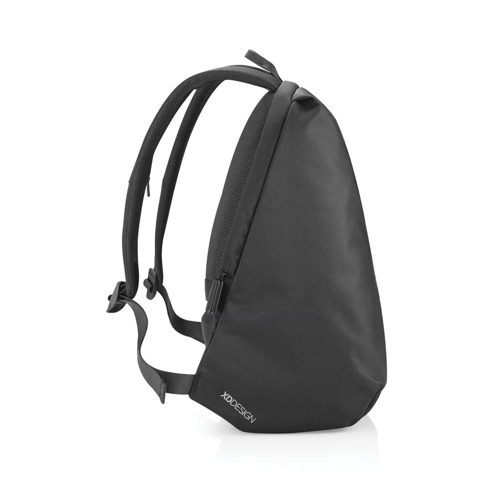 Bobby Soft, Anti-Diebstahl-Rucksack, schwarz – Bild 3