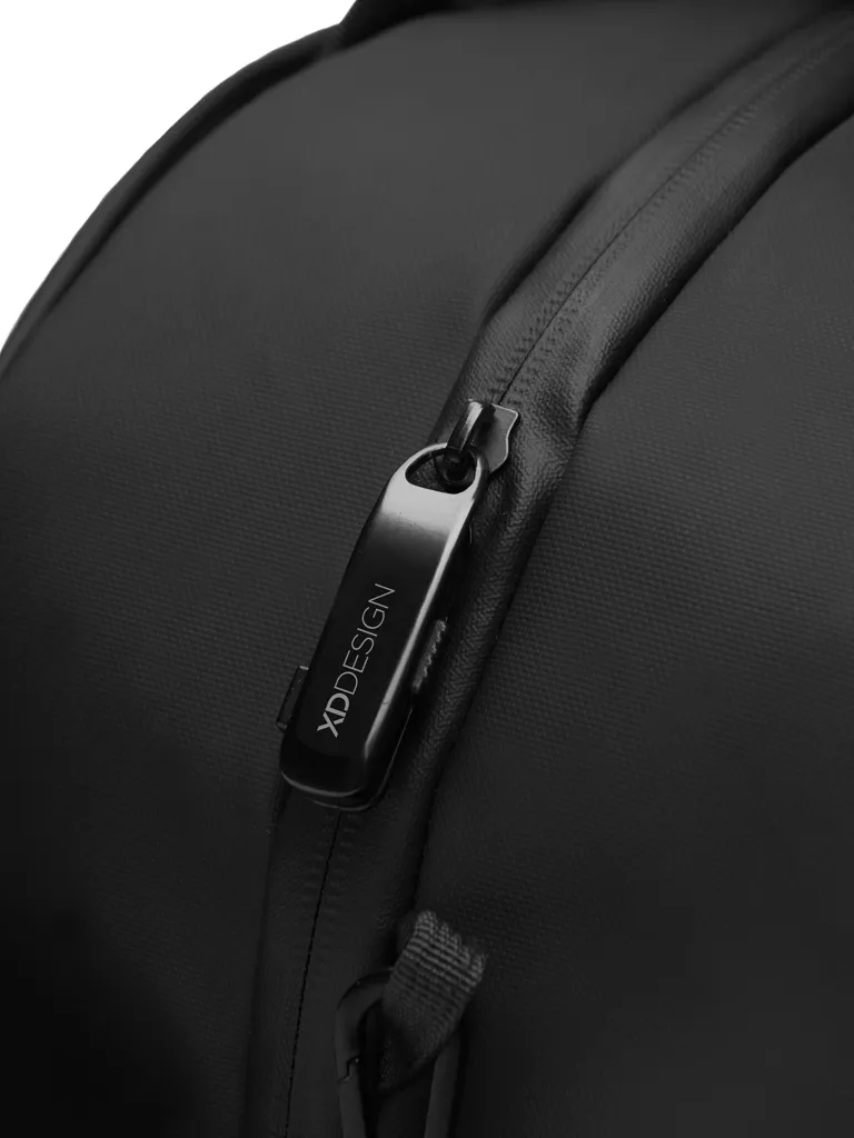 Urban wasserabweisende Wochenendtasche, schwarz – Bild 15