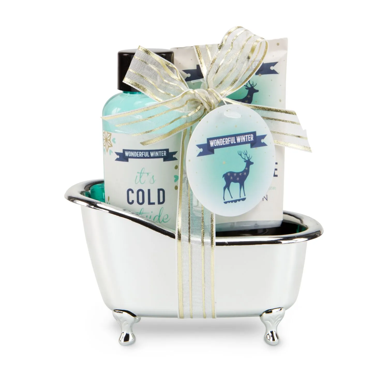 Wellness-Geschenkset: Kleine Winterzeit, silber – Bild 3