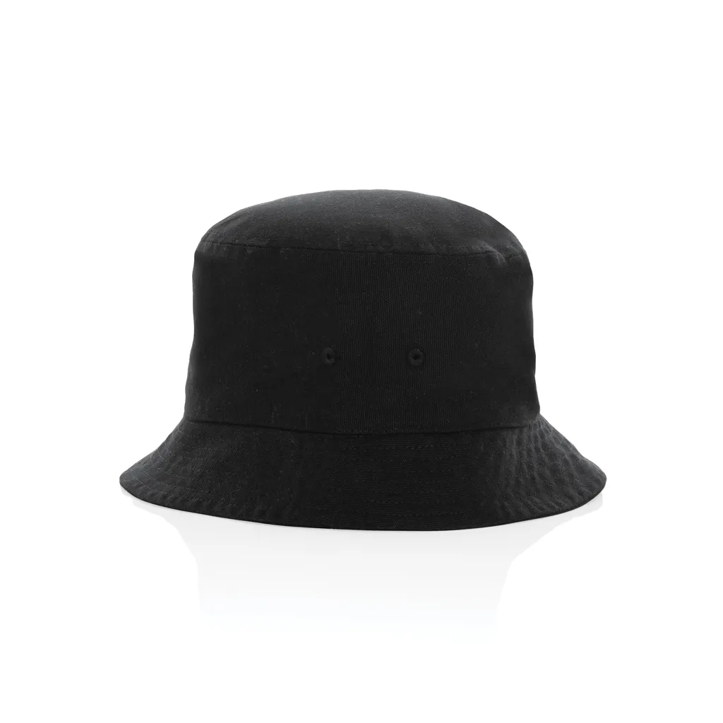 Impact AWARE™ 285g/m² ungefärbter rCanvas-OneSize-Fischerhut, schwarz – Bild 2
