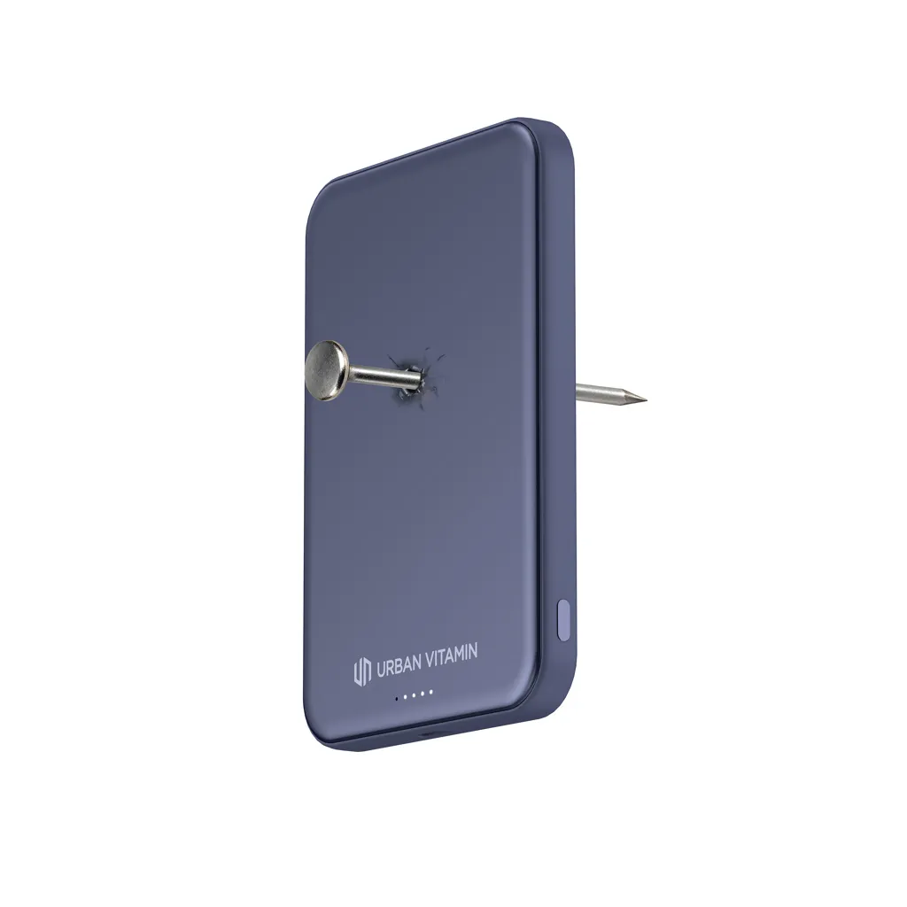 Urban Vitamin Pomona 5000mAh Qi2.2 25W magnetische Powerbank, blau – Bild 5
