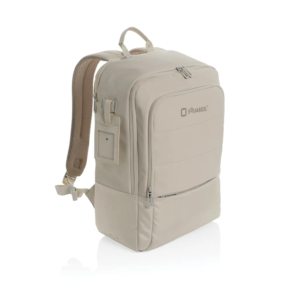 Armond AWARE™ RPET 15.6" Deluxe Laptop-Rucksack, beige – Bild 11