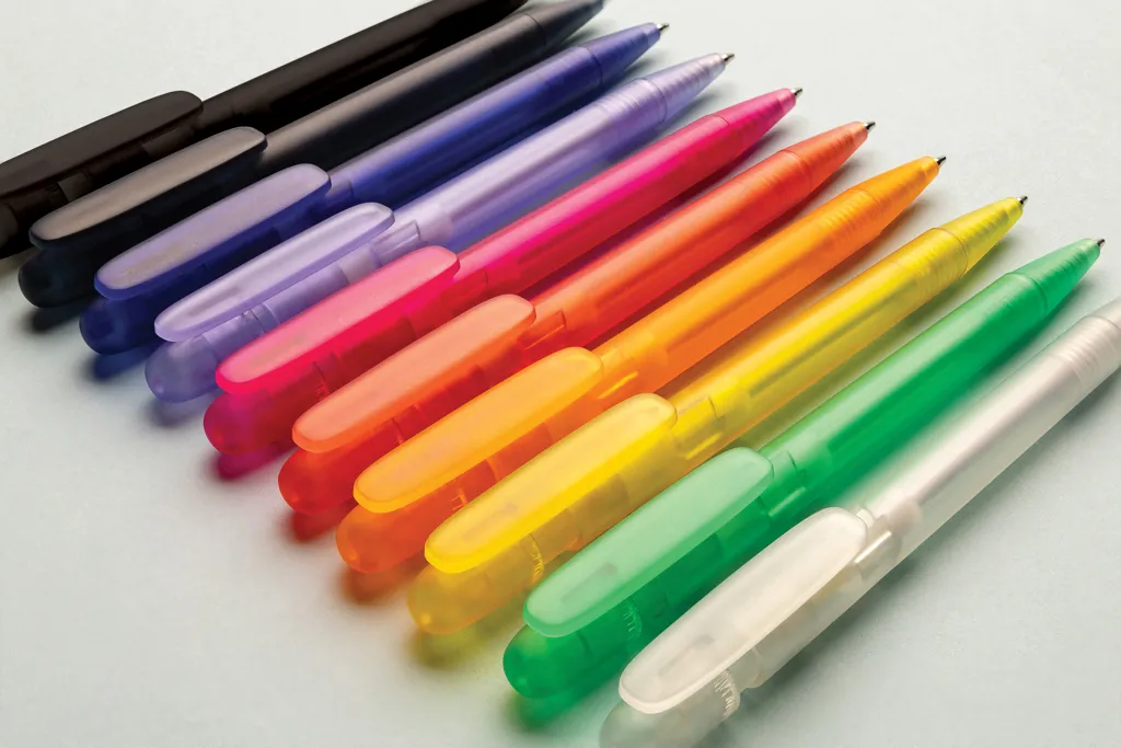 Devin transparenter Stift aus GRS zertifiziertem rABS, schwarz – Bild 5