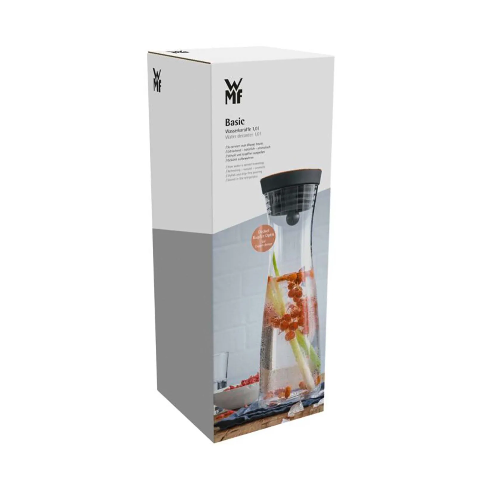 WMF Basic Wasserkaraffe 1.0l, Schwarz – Bild 4