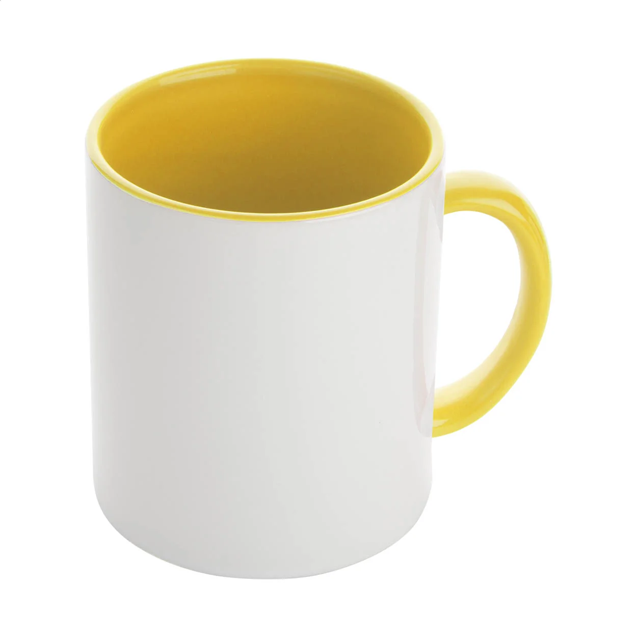 Tasse InnoColour, gelb, weiß – Bild 3