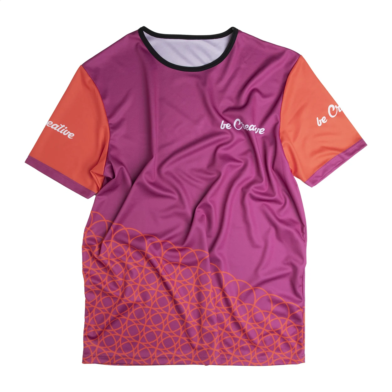 Individuelles Sport-T-Shirt CreaSport, schwarz, weiß – Bild 4