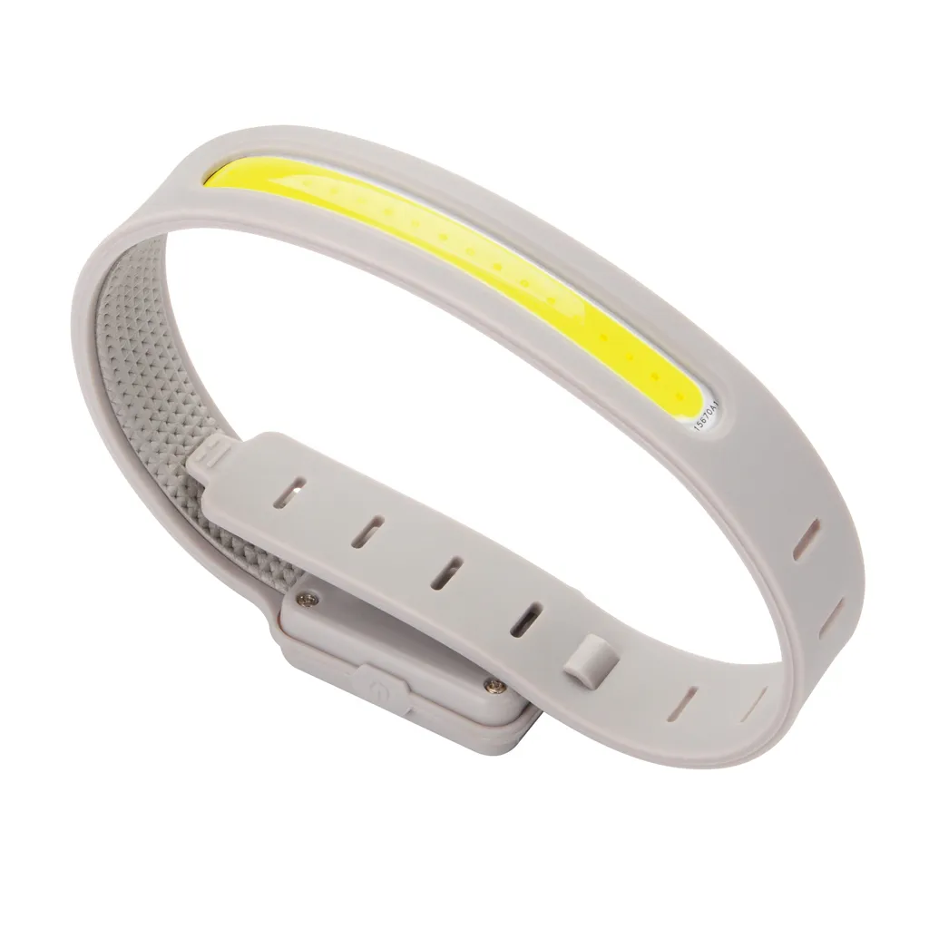 Lumi Sprint wiederaufladbares LED Lauflicht aus RCS rec. ABS, grau – Bild 3