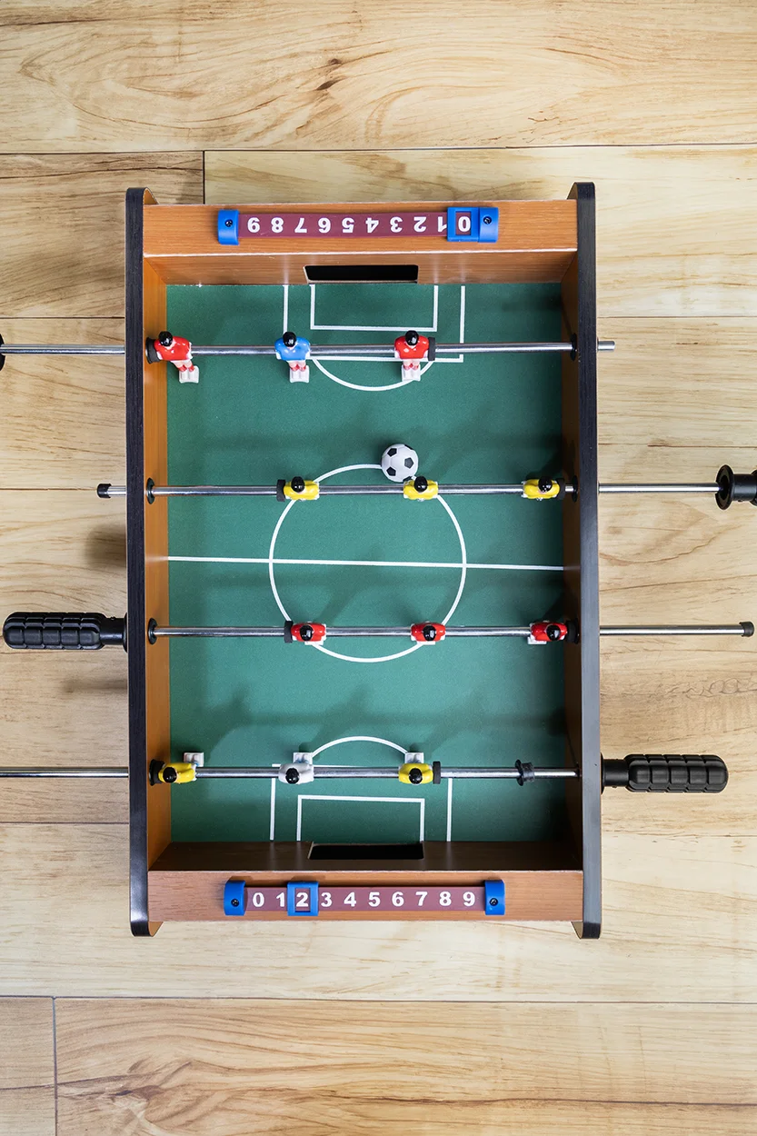 Mini-Tischkicker DeskChamp, natur – Bild 2