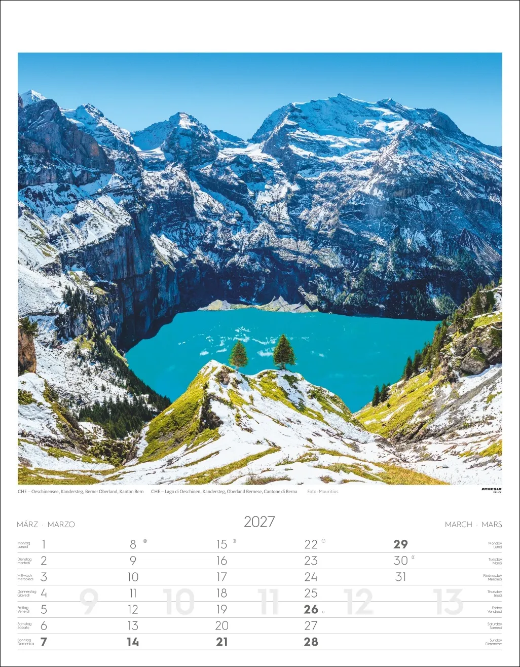 Alpen Wandkalender 2027 – Bild 4