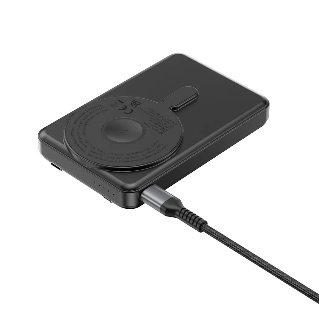 Urban Vitamin Delano 5-in-1 10.000mAh 20W PD magn. Powerbank, schwarz – Bild 13