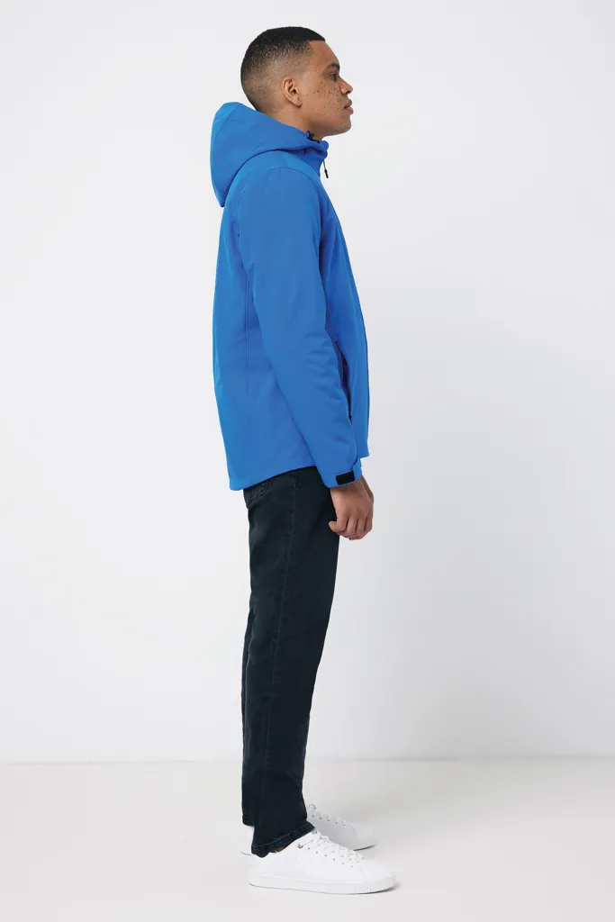 IQONIQ Makalu Herren Softshelljacke aus recyceltem Polyester, Königsblau – Bild 6