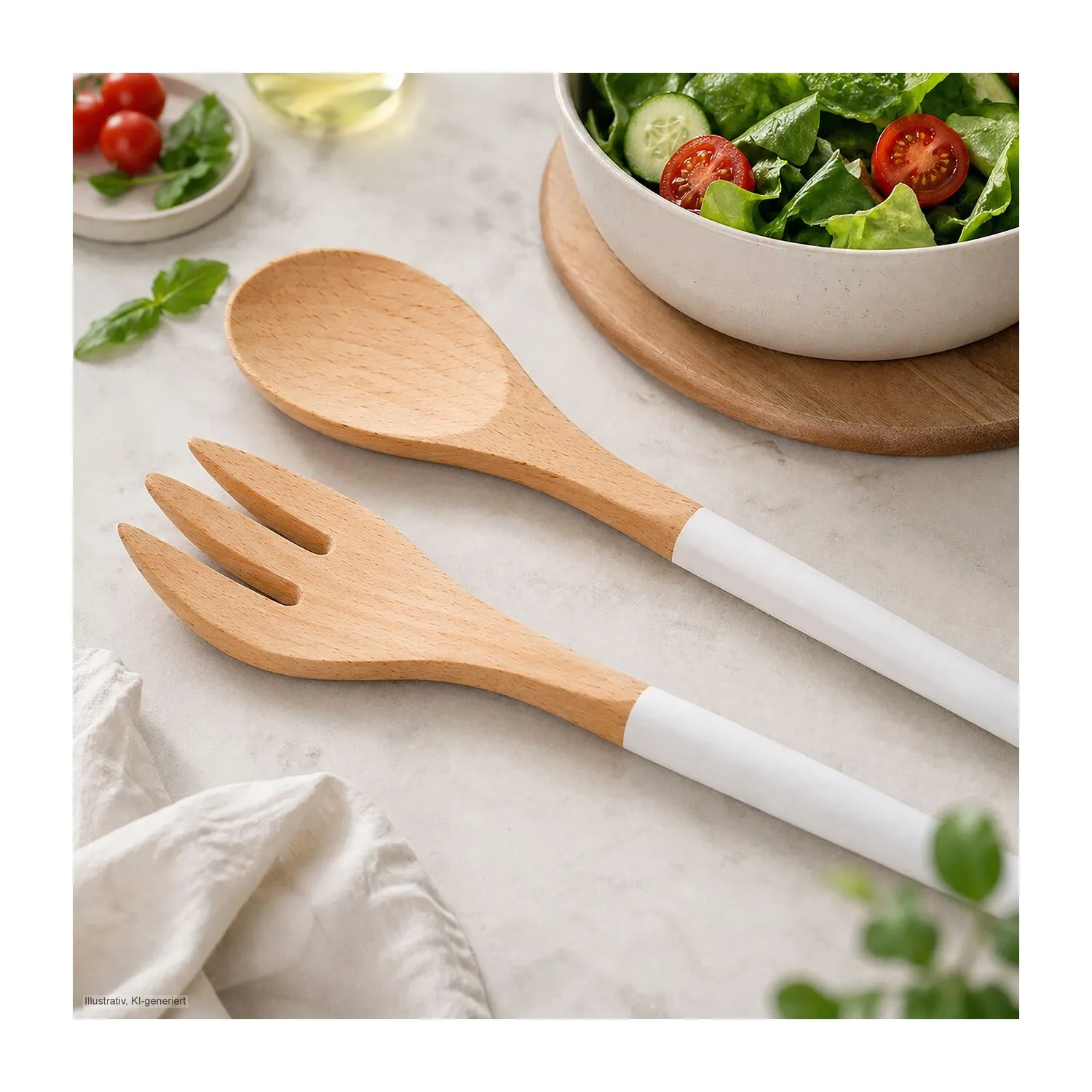 ROMINOX® Salatbesteck // Moreno, braun – Bild 4
