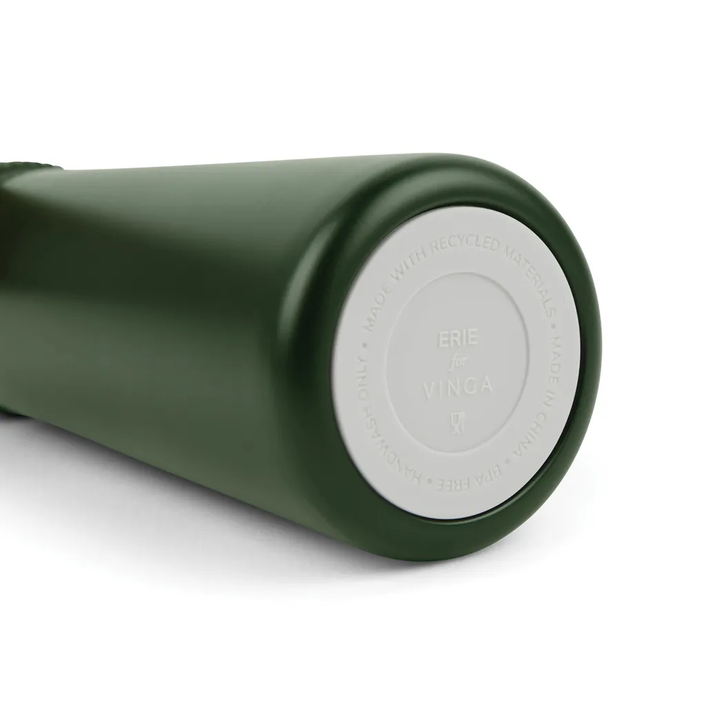 VINGA Erie 450ml Vakuumflasche aus RCS recyceltem Stahl, grün – Bild 2