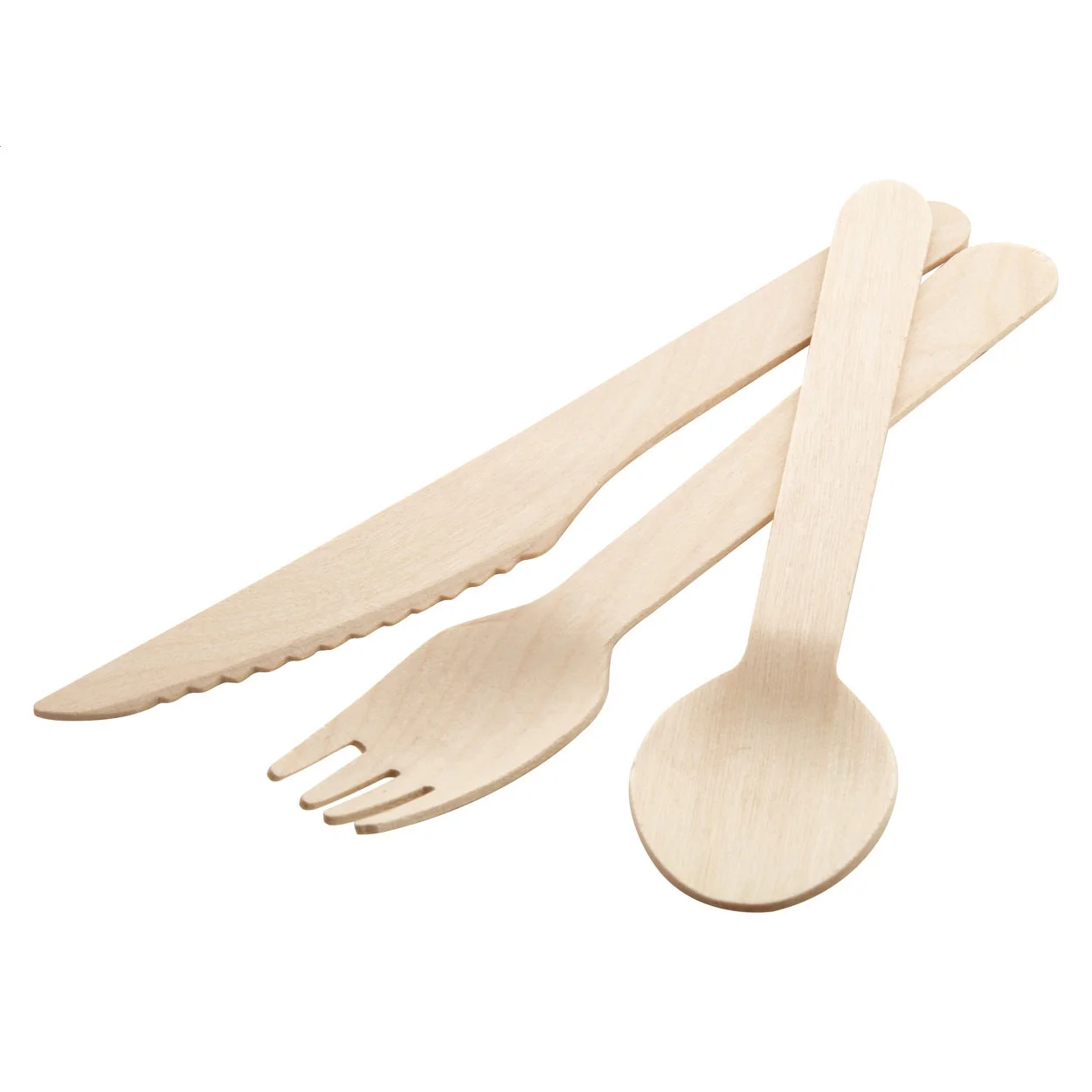 Holzbesteck Woolly, natur – Bild 2