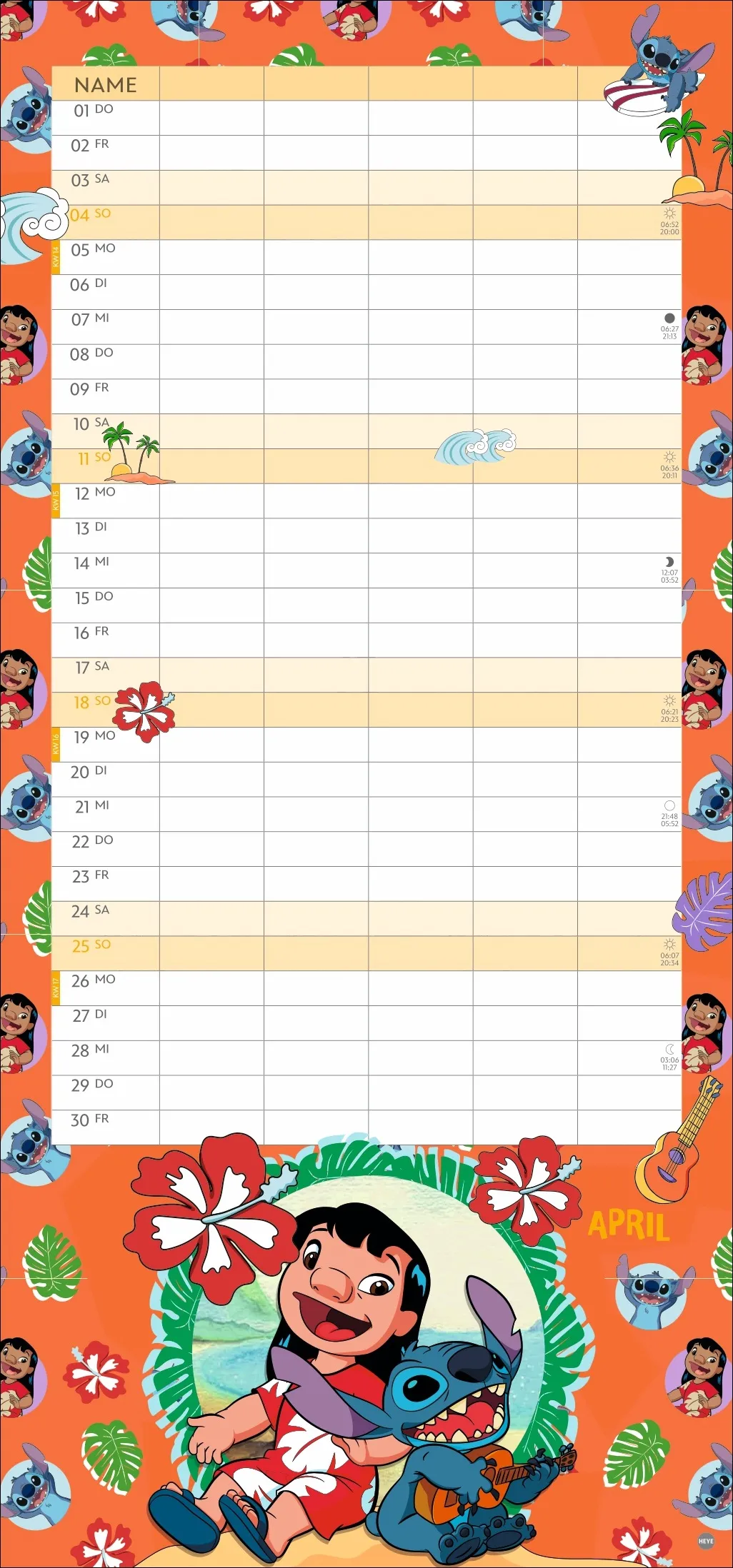 Stitch Familienplaner 2027 – Bild 5