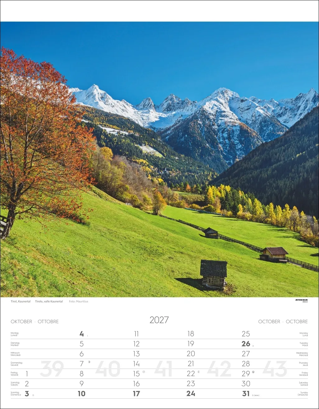 Österreich Wandkalender 2027 – Bild 11