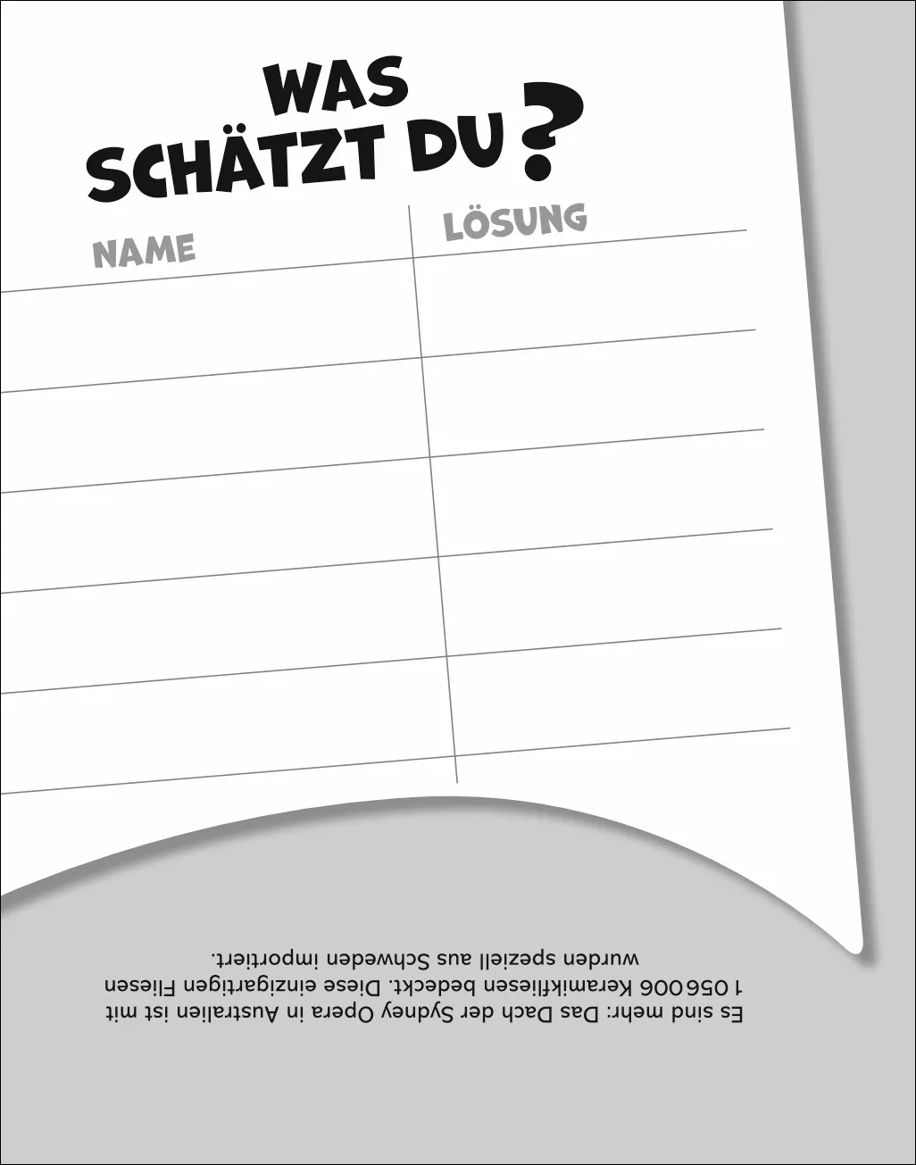 Was schätzt du denn? Tagesabreißkalender 2027 – Bild 13