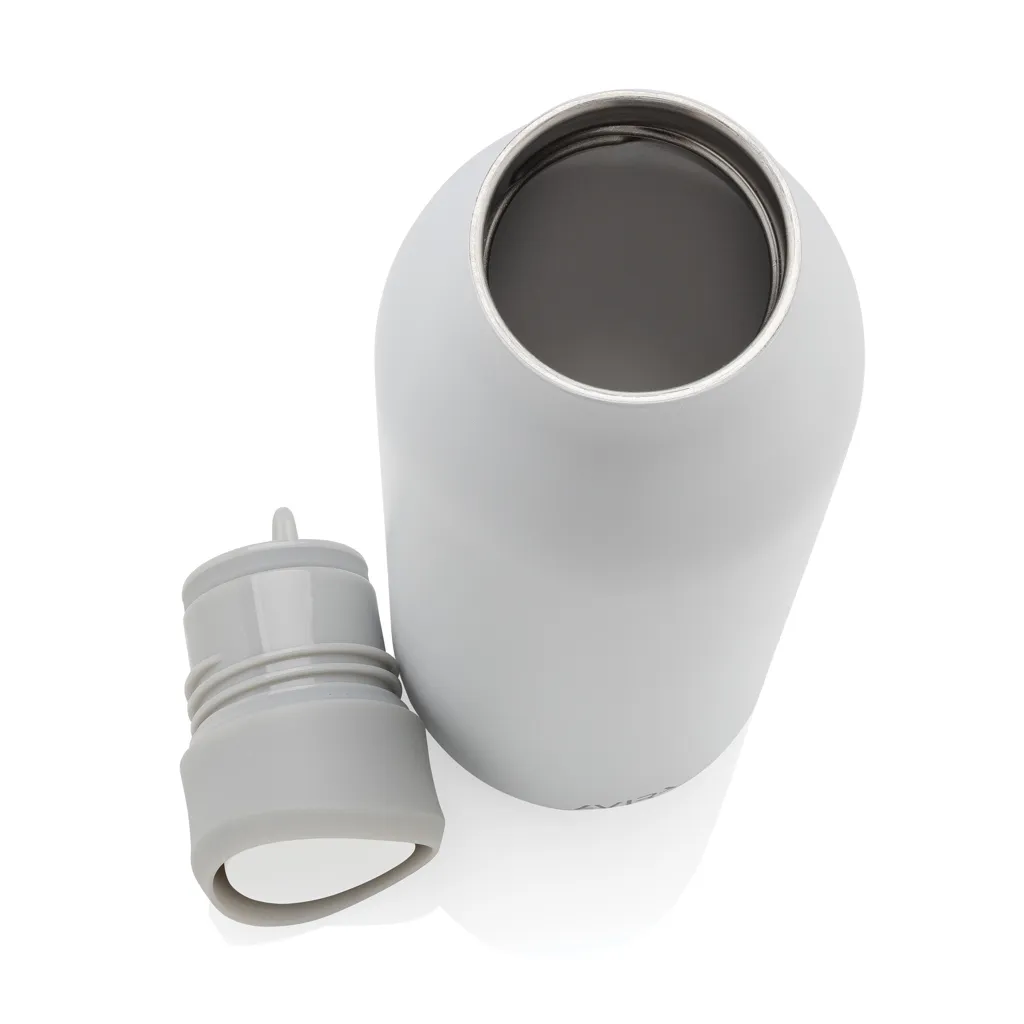 Avira Alok 360 Klick-Wasserflasche aus RCS rec. Stahl, 600ml, weiß – Bild 5