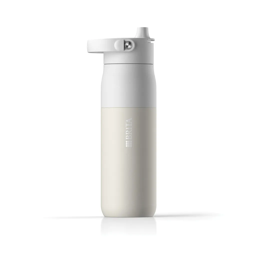 BRITA LARQ IQ Track Purify Clean Flasche 680ml, weiß – Bild 3