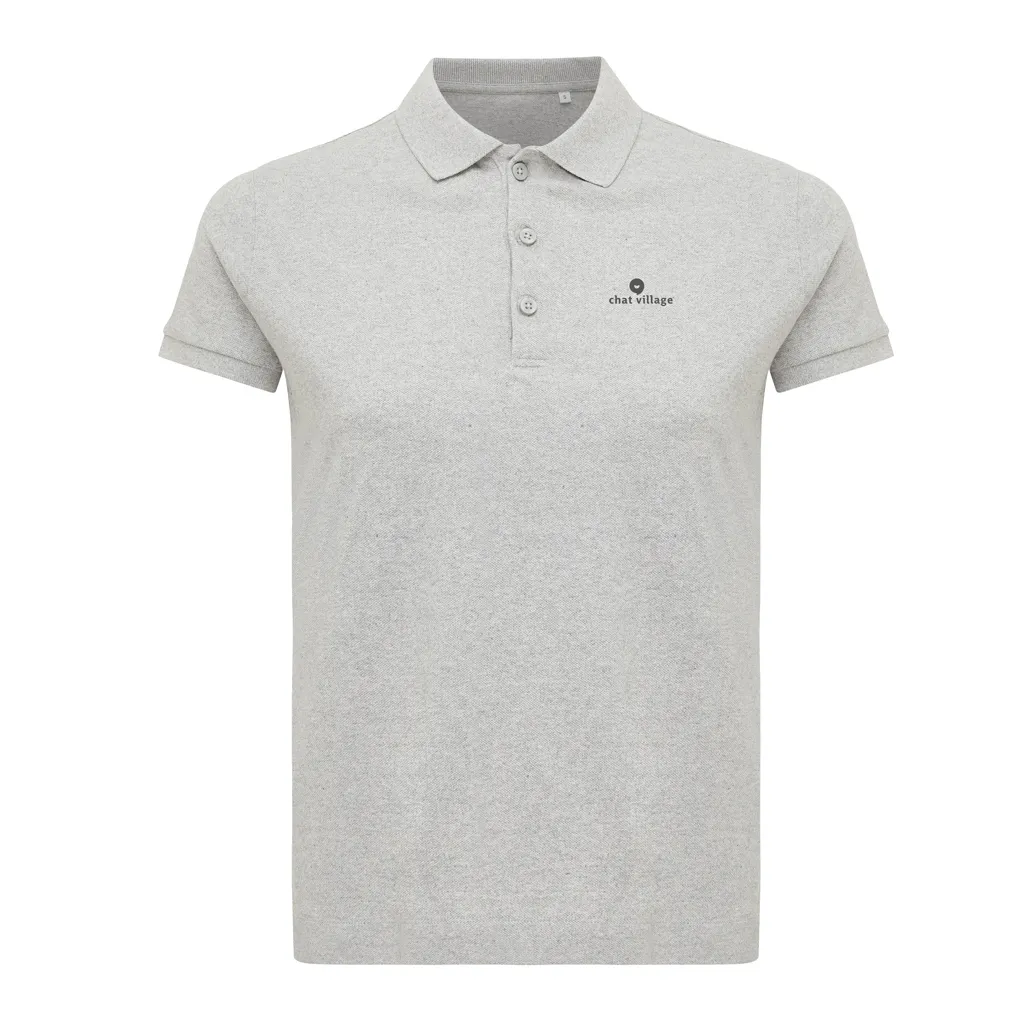 IQONIQ Yosemite Damen Piqué-Poloshirt aus rec. Baumwolle, heather grey – Bild 3