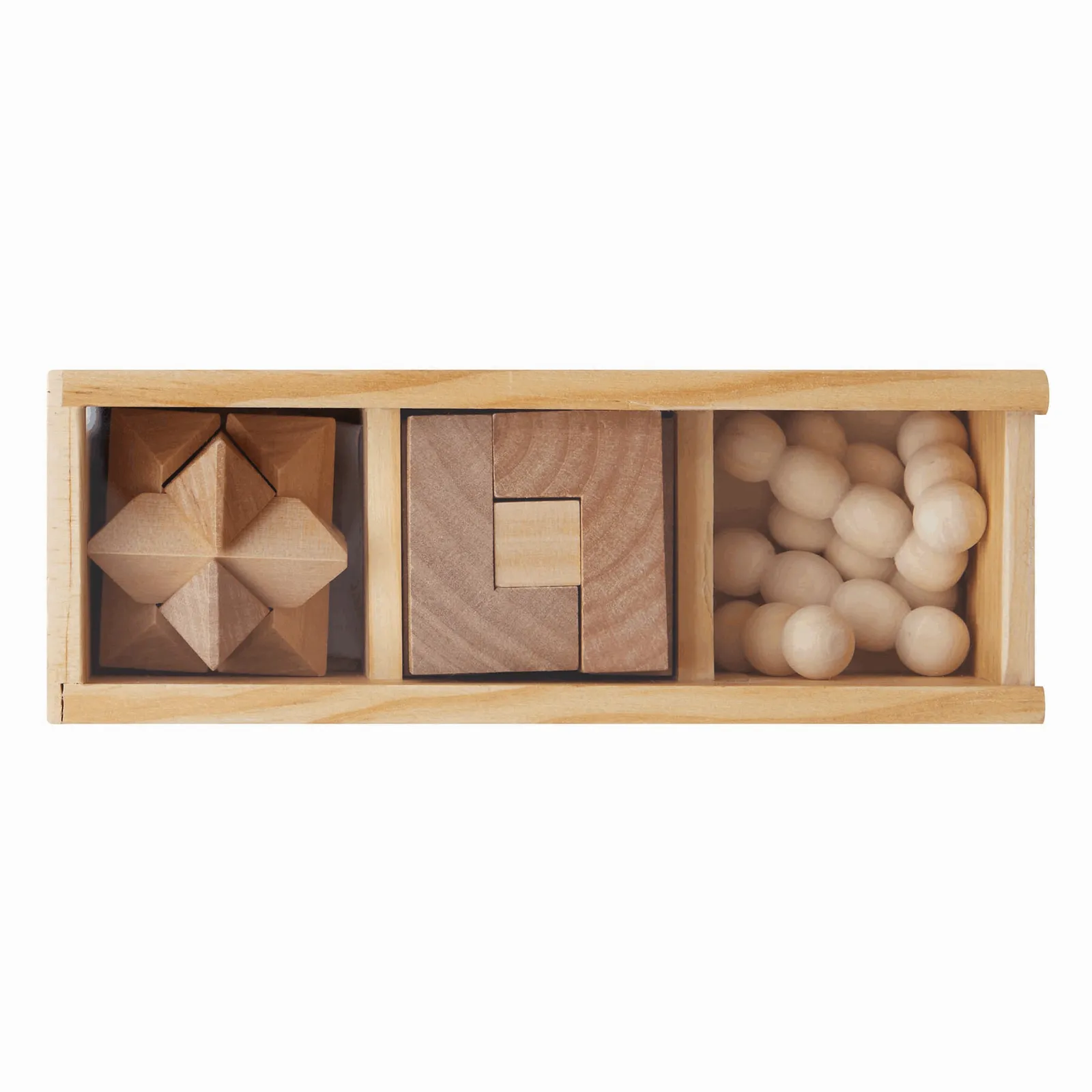 BRAIN POWER - Geschicklichkeitsspiel-Set braun, braun – Bild 3