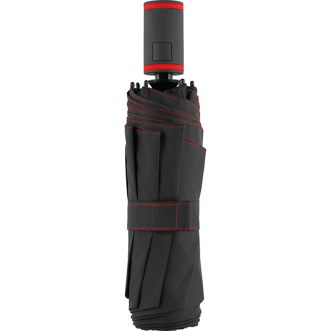 Taschenschirm FARE® AOC Mini Style, schwarz-rot – Bild 4