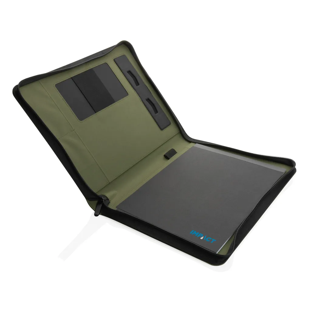 Impact Aware™ Deluxe 300D Tech Portfolio mit Reißverschluss, grün – Bild 2