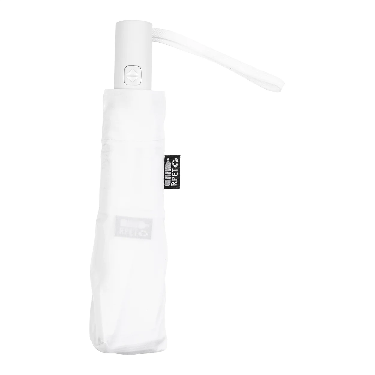 RPET Taschenschirm Floccus, weiß – Bild 3